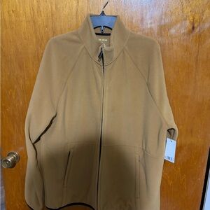 Men Tek Gear Camel Fleece Jacket